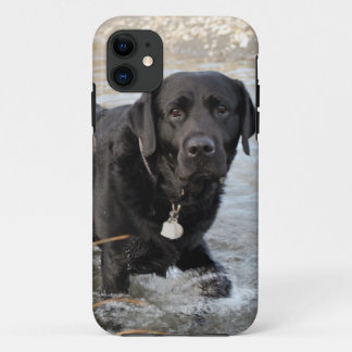 Black Lab Love iPhone 11 Case