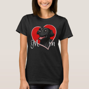 Black Lab Mum Labrador Mama Masks Black Lab Mama T-Shirt