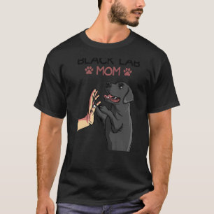 Black Lab Mum Labrador Retriever Women T-Shirt