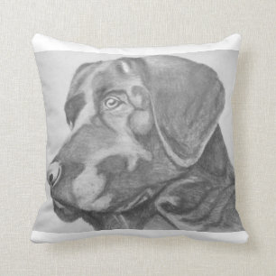 Black Lab Pillow