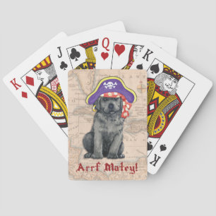 Black Lab Pirate Playing Cards
