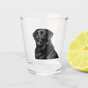 Black Lab Shot Glass