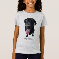 Black Lab Smiling Tongue Out