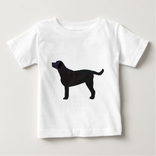 Black Lab Templates Ready to Customise Baby T-Shirt