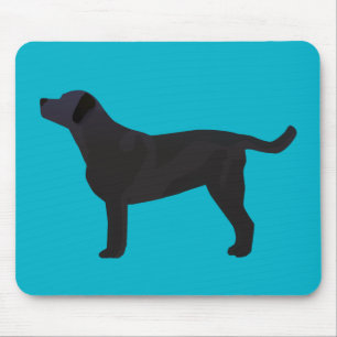 Black Lab Templates Ready to Customise Mouse Pad