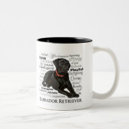 Black Lab Traits Mug