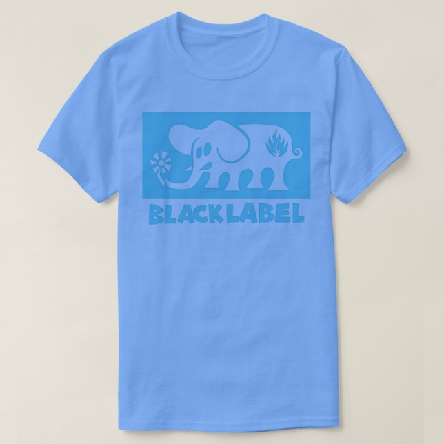 Black Label Skateboards 7 T-Shirt (Design Front)