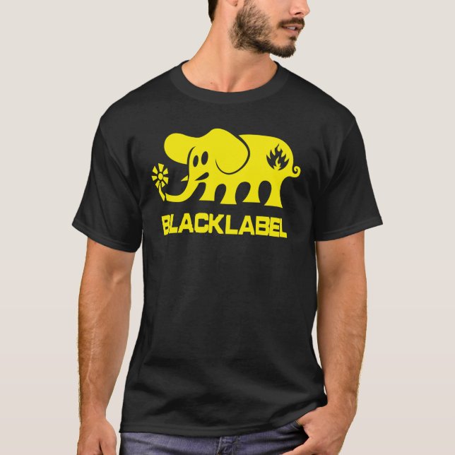 Black Label skateboards is a skateboarding company T-Shirt (Front)