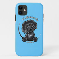 Black Labradoodle Its All About Me Off-Leash Art™