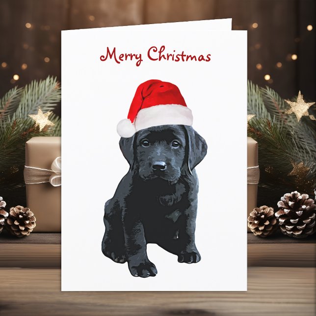 Black Labrador Christmas Card (Creator Uploaded)