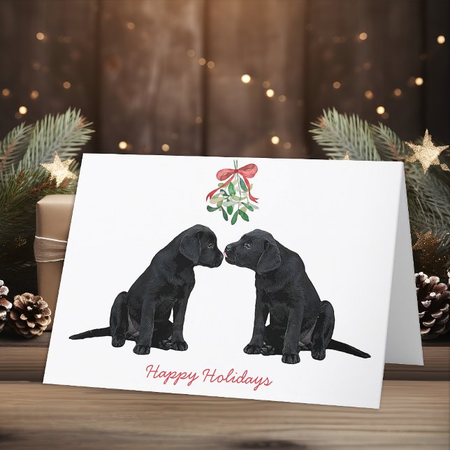 Black Labrador Christmas Card (Creator Uploaded)