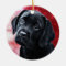 Black Labrador Christmas Ornament