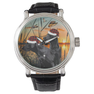 Black Labrador Christmas  Watch