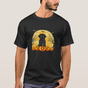 Black Labrador Dog Pumpkins Halloween Costume Men  T-Shirt