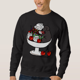 Black Labrador Ice Cream Sundae Sweatshirt