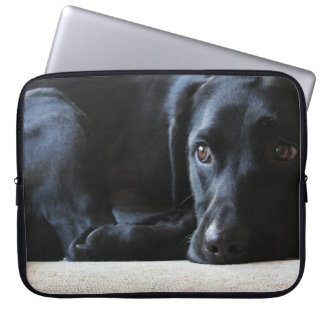 Black Labrador Laptop Sleeve