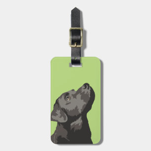Black Labrador Luggage Tag (Choose Your Colour)