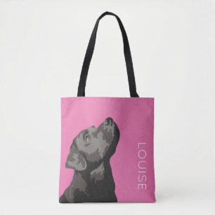 Black Labrador Personalised Cross Body Bag