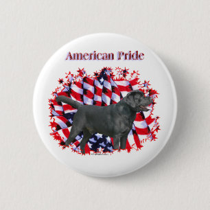 Black Labrador Pride - Button