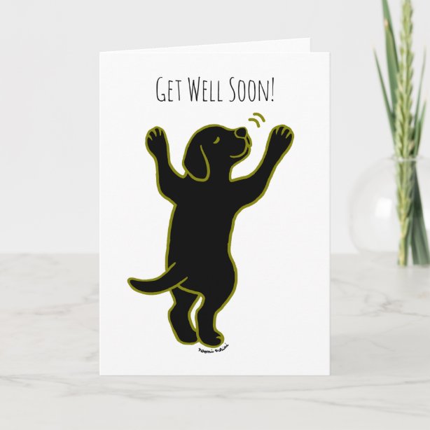 With Lab Get Well Cards - Well Wishes Cards | Zazzle.co.nz