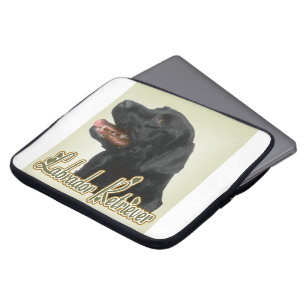 Black Labrador Retriever Art Gifts Laptop Sleeve