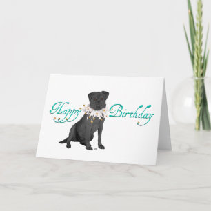 Black Labrador Retriever Birthday Card