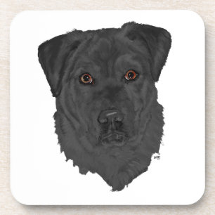 Black Labrador Retriever Coaster