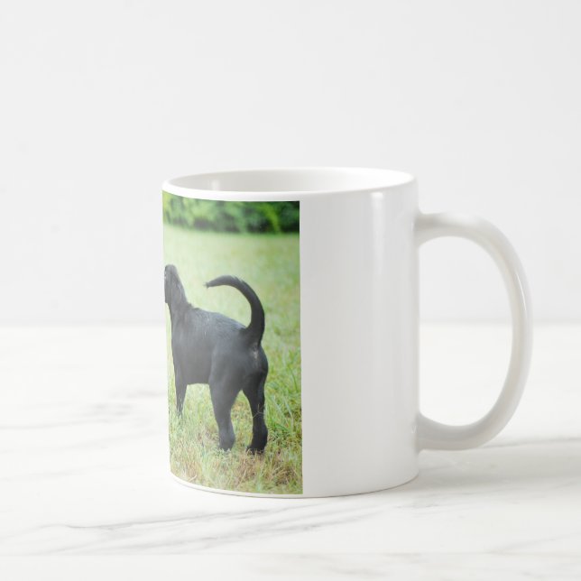 Black Labrador Retriever Coffee Mug (Right)
