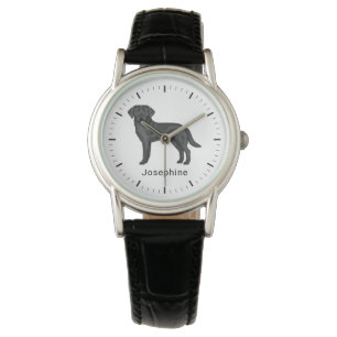 Black Labrador Retriever Dog Black Lab And Name Watch