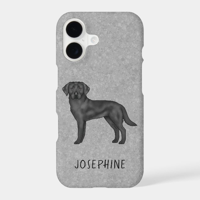 Black Labrador Retriever Dog Black Lab Dog Lover (Back)