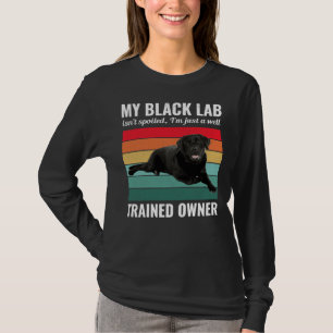 Black Labrador Retriever Dog Lab Owner Trainer Vin T-Shirt