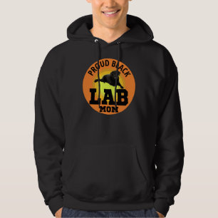 Black Labrador Retriever Dog Pet Lab Animal Mum Hoodie