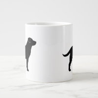 Black Labrador Retriever Dog Silhouettes