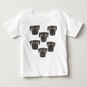 Black Labrador Retriever Dogs Baby T-Shirt