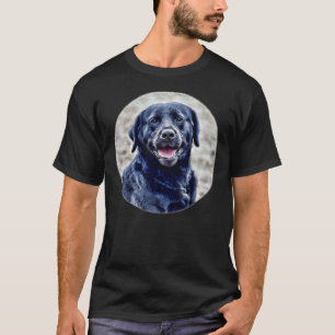 Black Labrador Retriever Head Shot T-Shirt