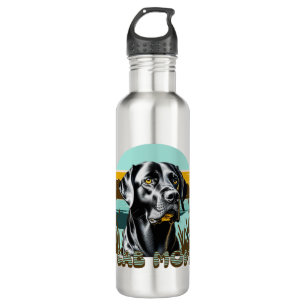Black Labrador Retriever   Lab Mum 710 Ml Water Bottle