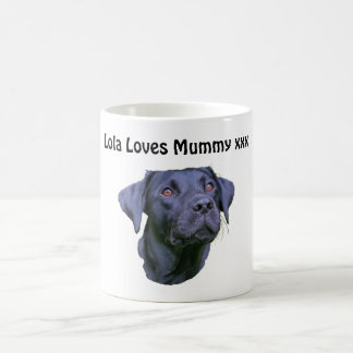 Black Labrador Retriever Puppy Coffee Mug