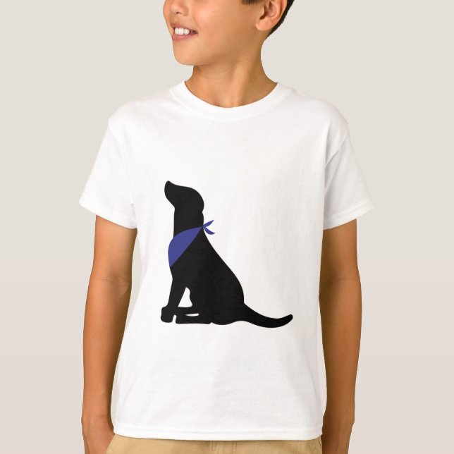Black Labrador Retriever T-Shirt (Front)