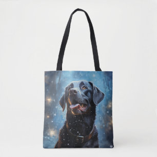Black Labrador Retriever Tote Bag