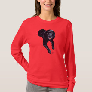 Black Labrador Smiling T-Shirt