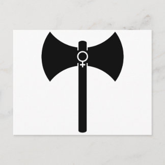 Black Labrys Postcard