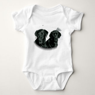 Black Labs Baby Bodysuit