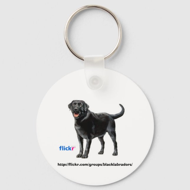 Black Labs Group Key Chain (Front)
