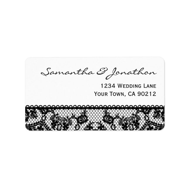Black Lace and White Label (Front)
