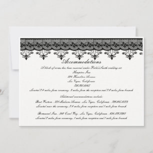 Black Lace Enclosure Cards