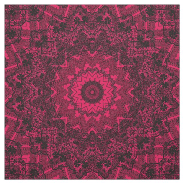Black lace fabric (Swatch)