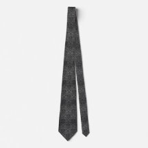 Black Lace Fashion Designer Texture Neck Tie