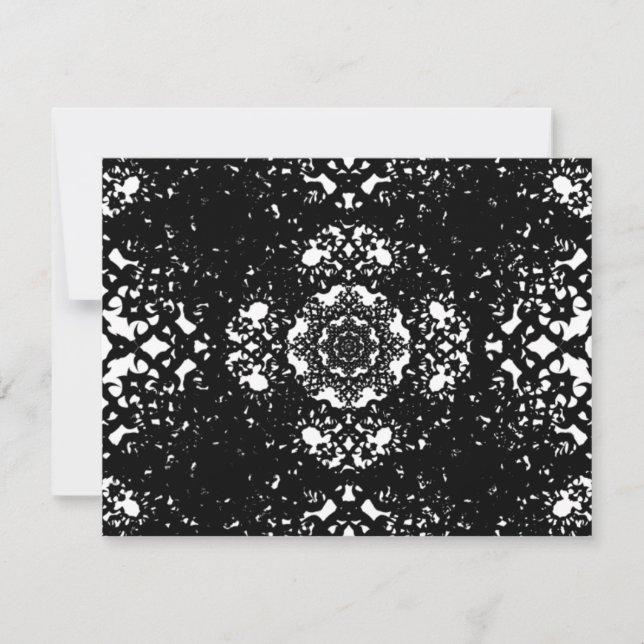 Black Lace Invitations (Front)
