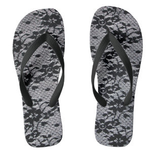 Black Lace Jandals