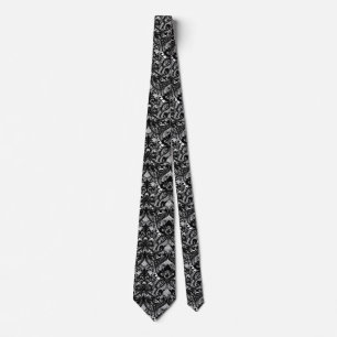 Black Lace Look Tie